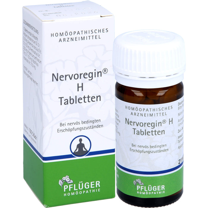 Nervoregin H Tabletten bei nervös bedingten Erschöpfungszuständen, 100 St. Tabletten