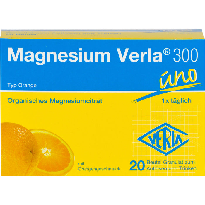 Magnesium Verla 300 uno Typ Orange Granulat, 20 St. Beutel