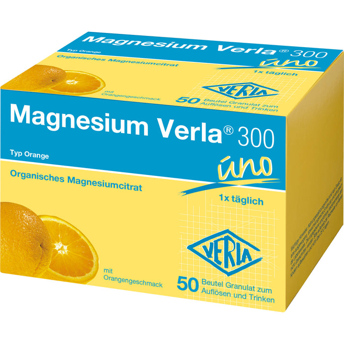 Magnesium Verla 300 uno Typ Orange Granulat, 50 St. Beutel