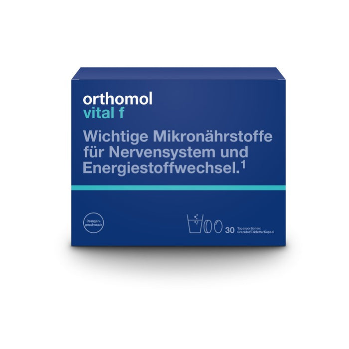 orthomol vital f Granulat/Tabletten/Kapseln Orange , 30 St. Portionen