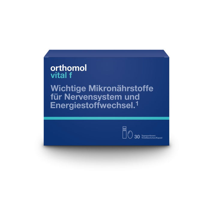 orthomol vital f Fläschchen/Kapseln, 30 St. Portionen