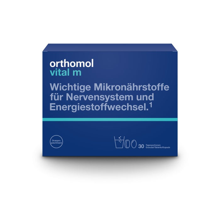 orthomol vital m Granulat/Tabletten/Kapseln Orangengeschmack, 30 St. Portionen