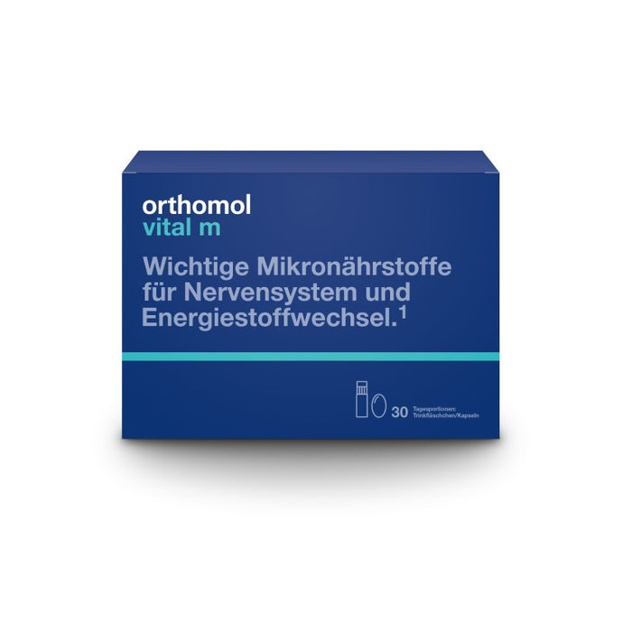 orthomol vital m Fläschchen/Kapseln, 30 St. Portionen