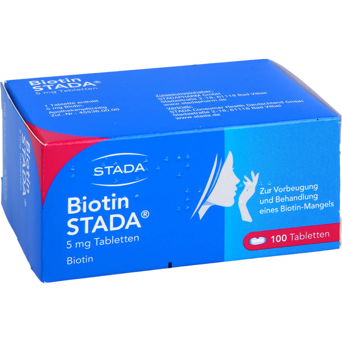 Biotin STADA 5 mg Tabletten, 100 St. Tabletten