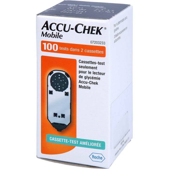 Accu-Check mobile Testkassette Reimport axicorp, 100 St. Teststreifen