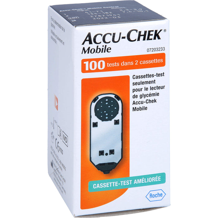 Accu-Check mobile Testkassette Reimport axicorp, 100 St. Teststreifen