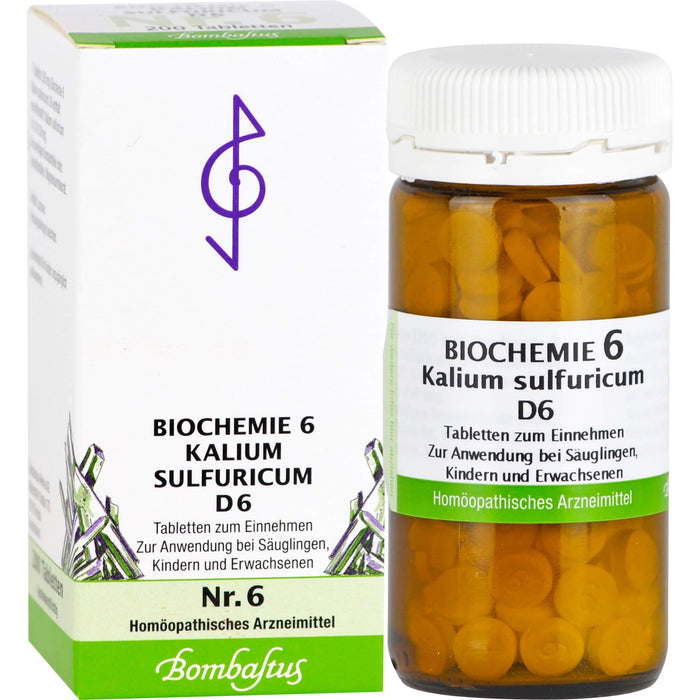 Biochemie 6 Kalium sulfuricum Bombastus D6 Tbl., 200 St TAB