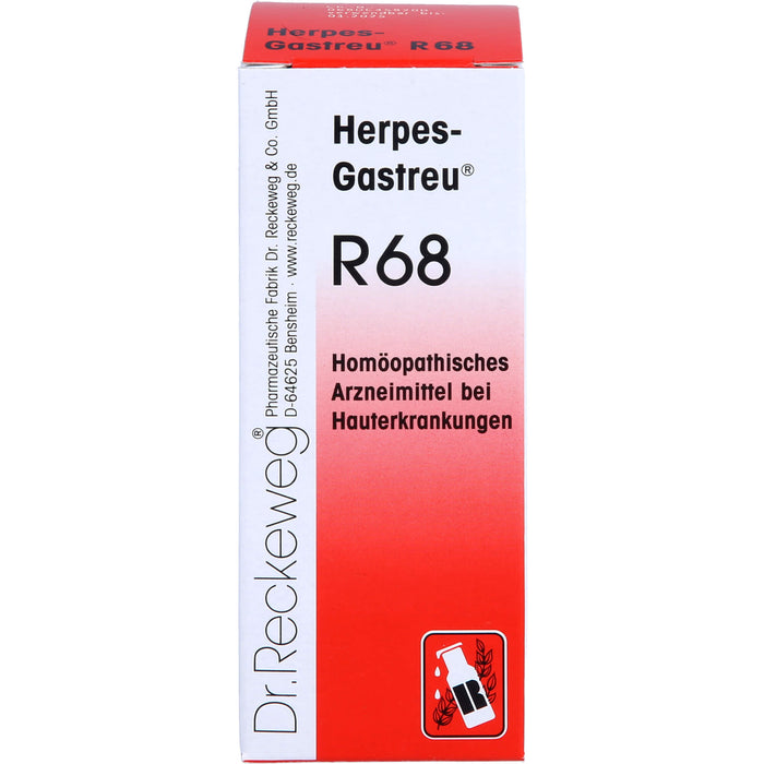 Herpes-Gastreu R68 Mischung bei Hauterkrankungen, 50 ml Lösung