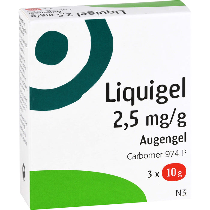 Liquigel 2,5 mg/g Augengel, 3X10 g AUG