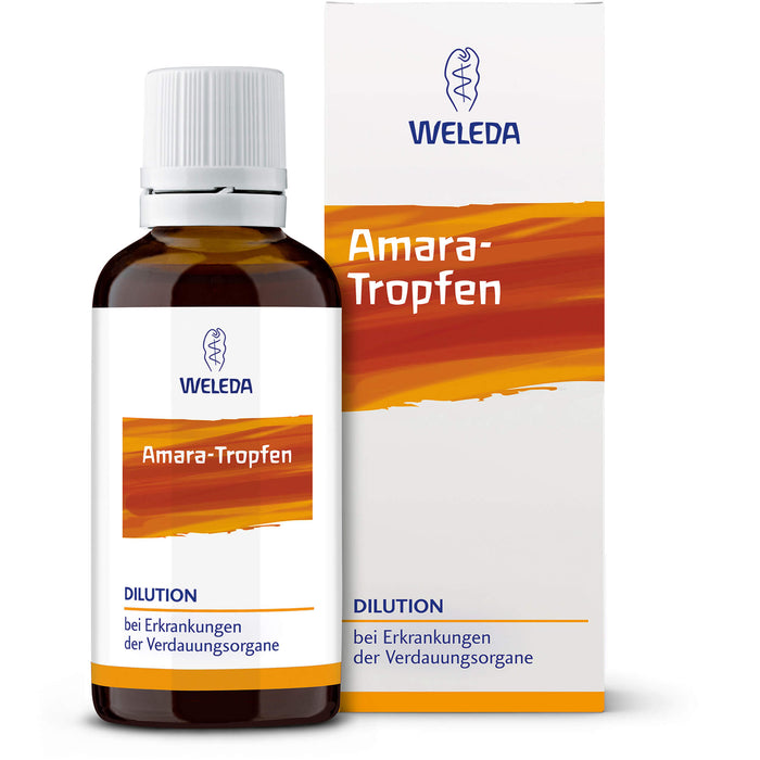 WELEDA Amara Tropfen bei Erkrankungen der Verdauungsorgane, 50 ml Lösung