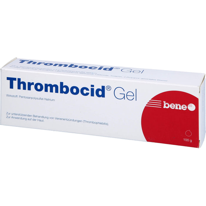 Thrombocid Gel bei Venenentzündungen, 100 g Gel