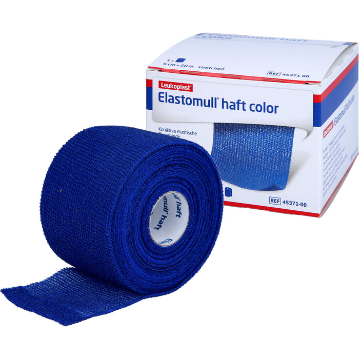 ELASTOMULL HAFT 20MX6cm color blau, 1 St BIN