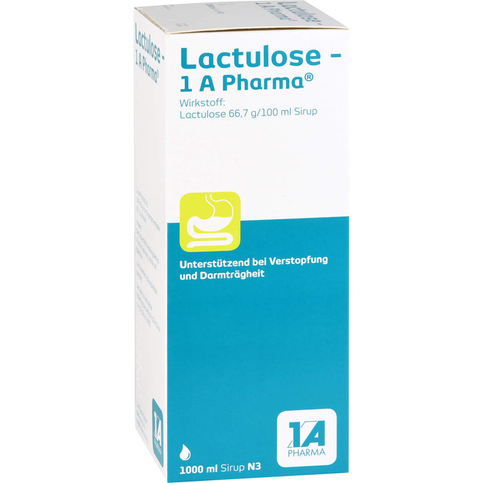 Lactulose - 1 A Pharma, 66,7 g/100 ml Sirup, 1000 ml Lösung