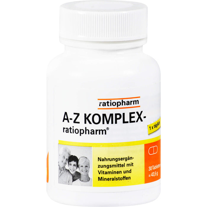 A-Z Komplex-ratiopharm Tabletten, 30 St. Tabletten