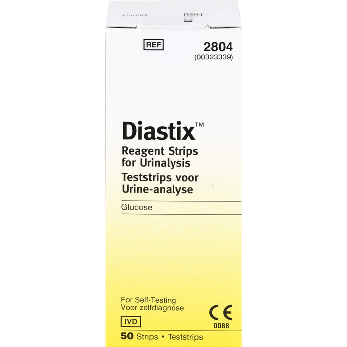 Diastix Teststreifen zur Harnanalyse, 50 St. Teststreifen