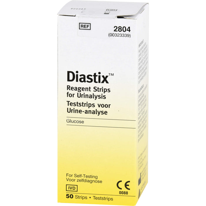 Diastix Teststreifen zur Harnanalyse, 50 St. Teststreifen