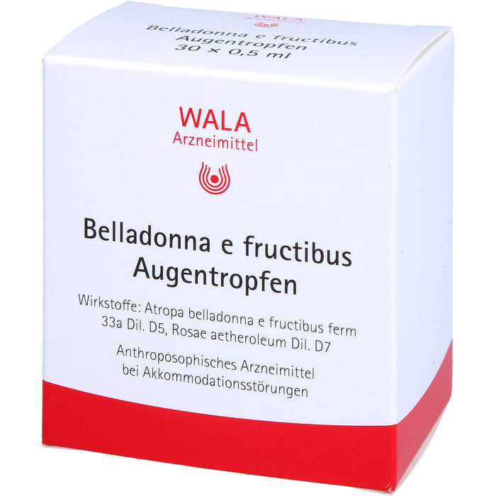 WALA Belladonna e fructibus Augentropfen, 30 St. Lösung