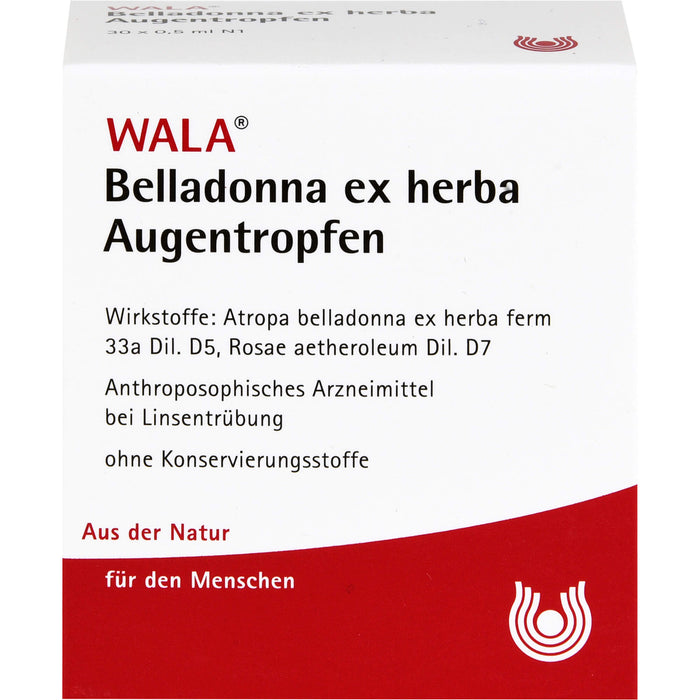WALA Belladonna ex herba Augentropfen, 30 St. Lösung
