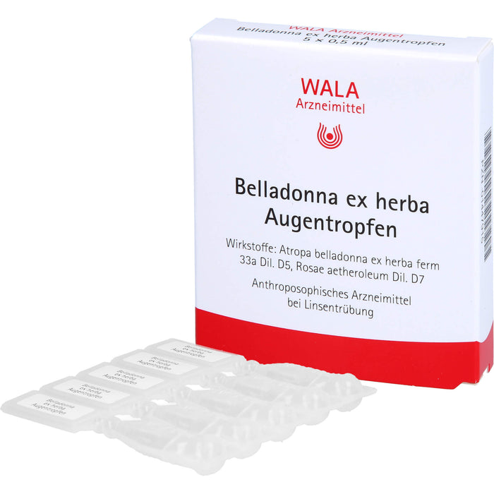 WALA Belladonna ex herba Augentropfen, 5 St. Lösung