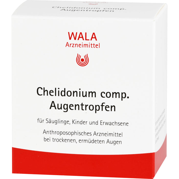 WALA Chelidonium comp Augentropfen bei trockenen, ermüdeten Augen, 30 St. Einzeldosispipetten