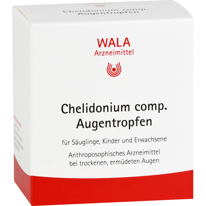 WALA Chelidonium comp Augentropfen bei trockenen, ermüdeten Augen, 30 St. Einzeldosispipetten