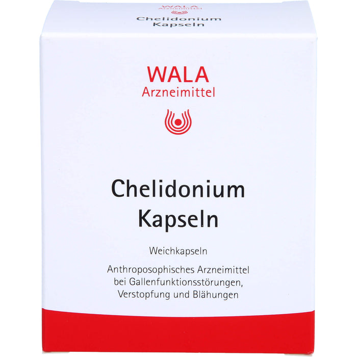 WALA Chelidonium Kapseln bei Gallenfunktionsstörungen, Verstopfung und Blähungen, 30 St. Kapseln