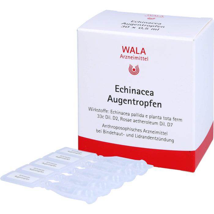 WALA Echinacea Augentropfen bei Bindehaut- und Lidrandentzündung, 30 St. Lösung