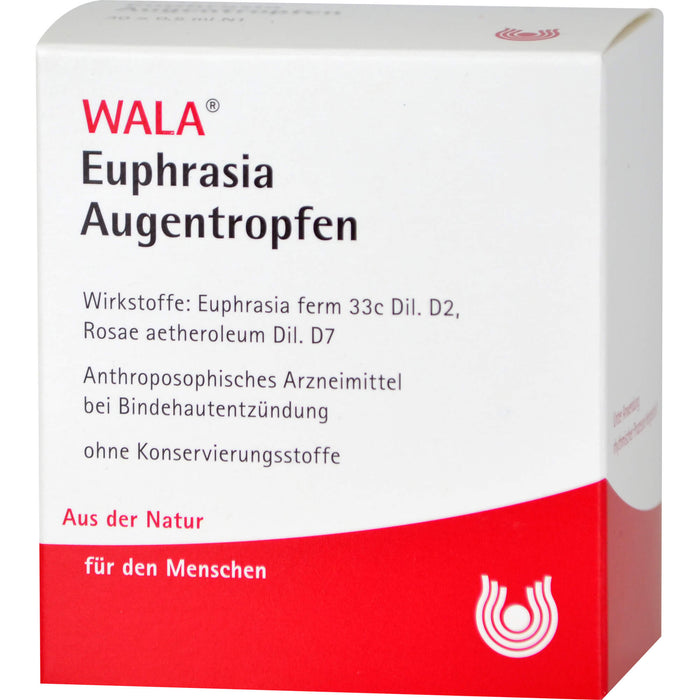 WALA Euphrasia Augentropfen, 30 St. Einzeldosispipetten