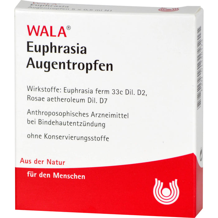WALA Euphrasia Augentropfen, 5 St. Einzeldosispipetten