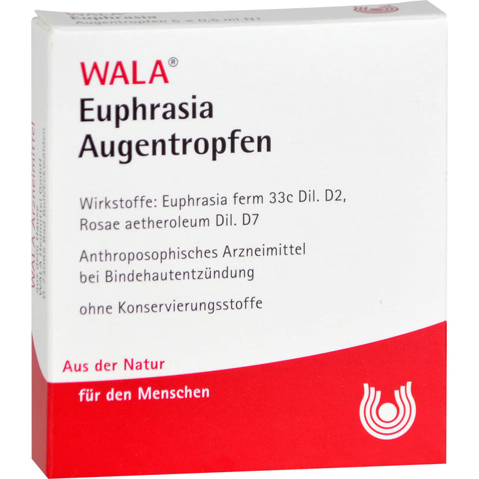WALA Euphrasia Augentropfen, 5 St. Einzeldosispipetten