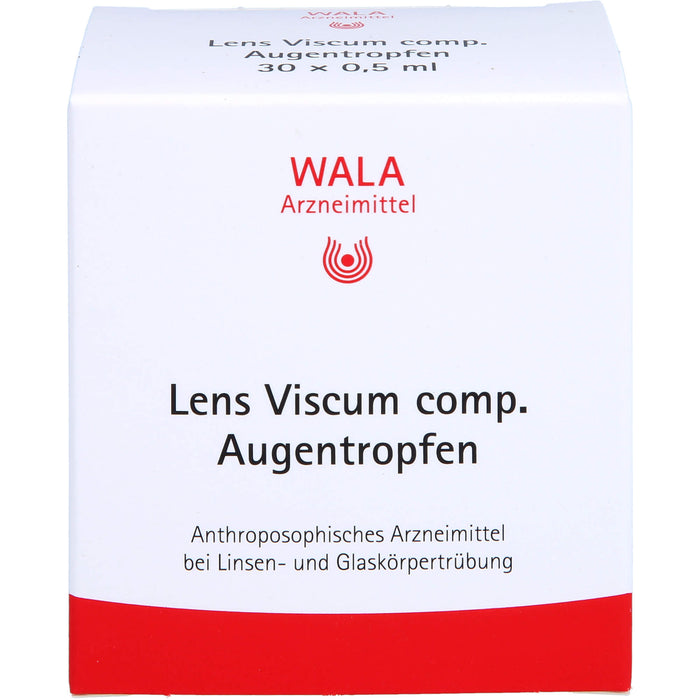 WALA Lens Viscum comp. Augentropfen bei Linsen- und Glaskörpertrübung, 30 St. Lösung