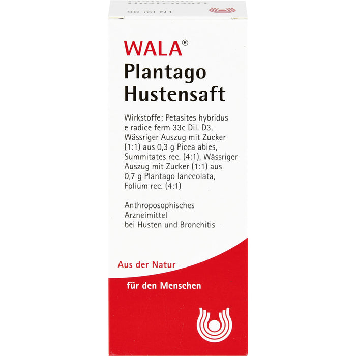 WALA Plantago Hustensaft, 90 ml Lösung