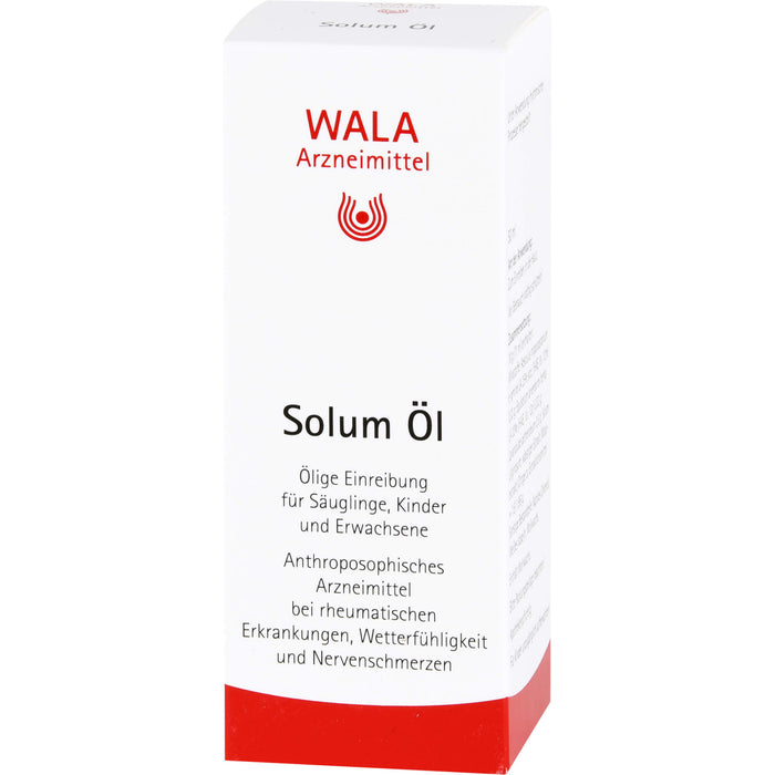 WALA Solum Öl bei rheumatischen Erkrankungen, Wetterfühligkeit und Nervenschmerzen, 50 ml Öl
