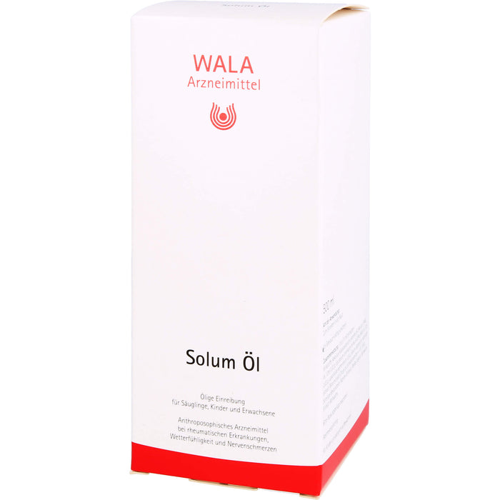 WALA Solum Öl Ölige Einreibung, 500 ml Öl