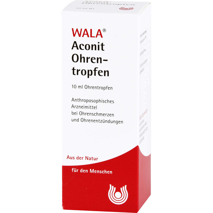 WALA Aconit Ohrentropfen, 10 ml Lösung