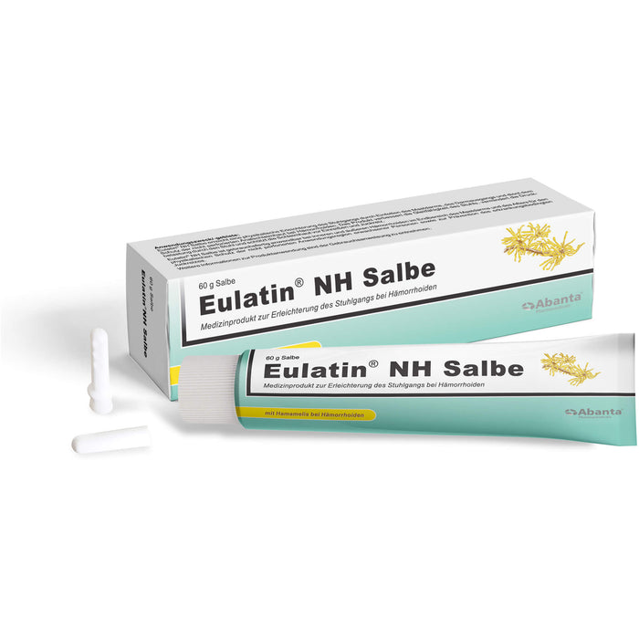Eulatin NH Salbe zur Erleichterung des Stuhlgangs bei Hämorrhoiden, 60 g Salbe