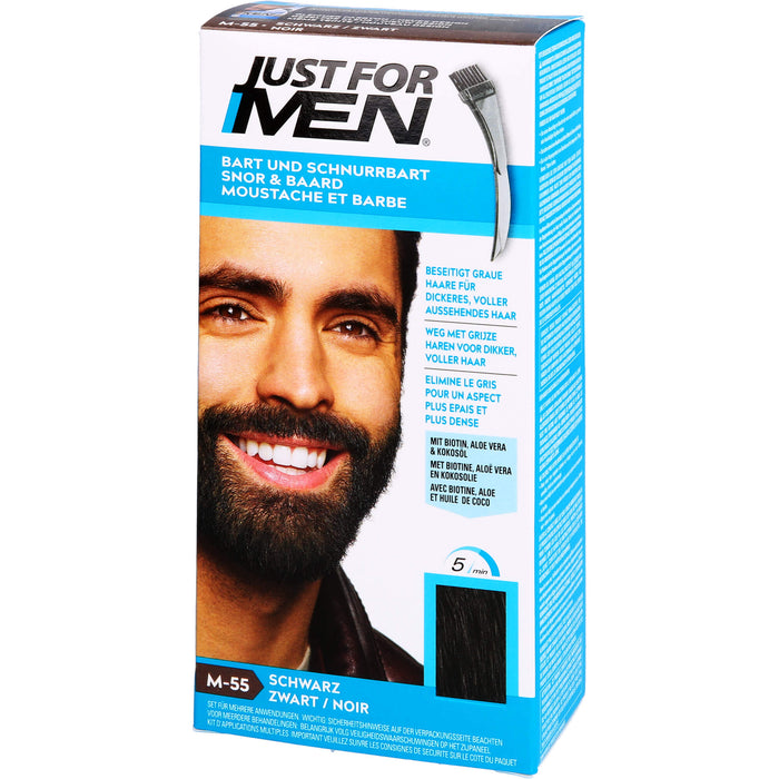 JUST FOR MEN Pflege-Brush-In-Color-Gel schwarz , 28.4 ml Gel