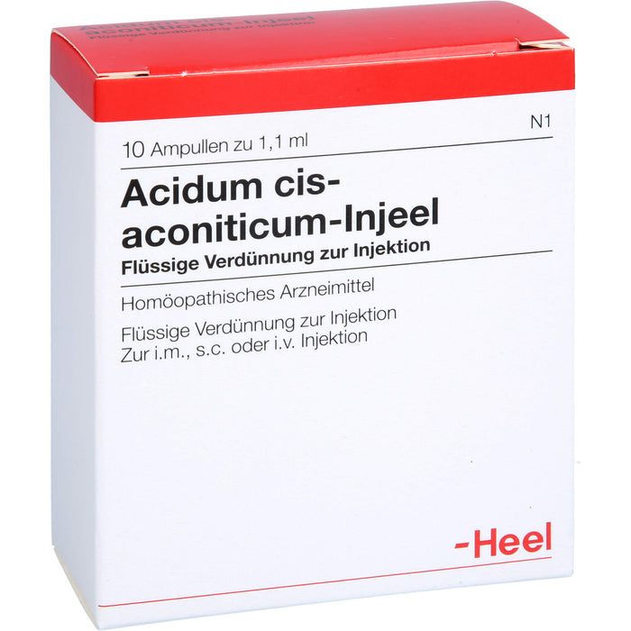 Acidum cis-aconiticum Injeel Amp., 10 St AMP