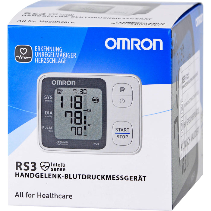 OMRON RS3 Handgelenk-Blutdruckmessgerät, 1 St. Blutdruckmessgerät