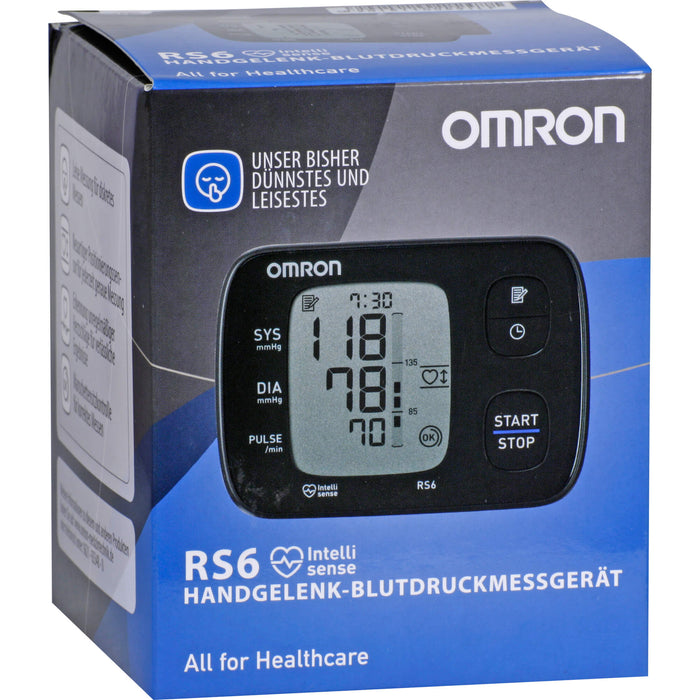 OMRON RS6 Handgelenk-Blutdruckmessgerät, 1 St. Blutdruckmessgerät