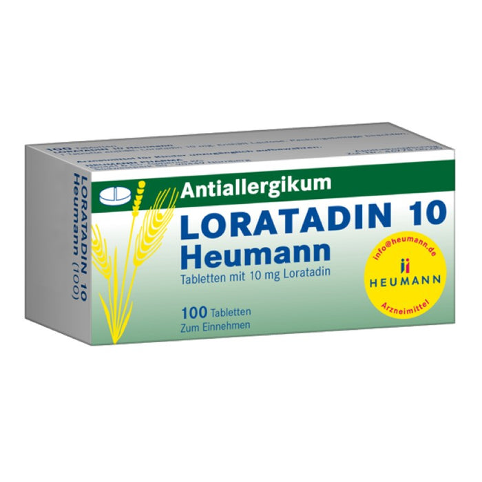 Loratadin 10 Heumann Tabletten Antiallergikum, 100 St. Tabletten