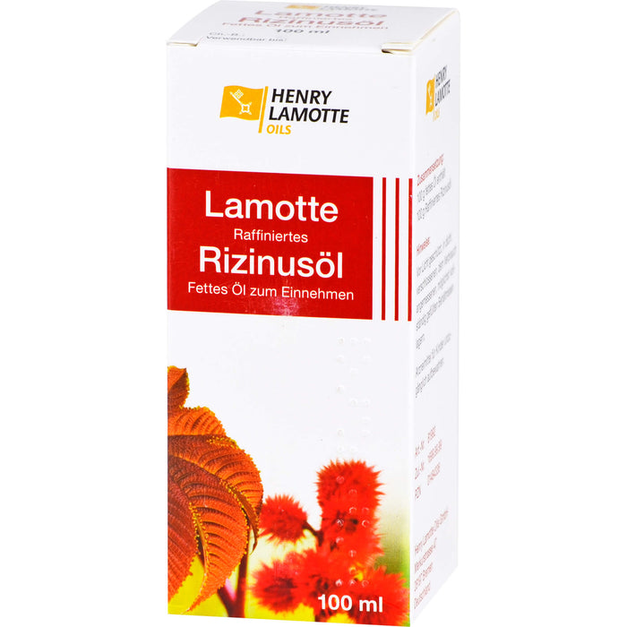 HENRY LAMOTTE Raffiniertes Rizinusöl zum Einnehmen, 100 ml Öl
