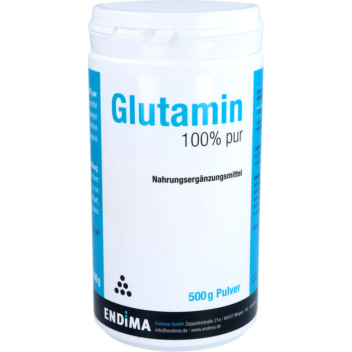 ENDIMA Glutamin 100% pur Pulver, 500 g Pulver