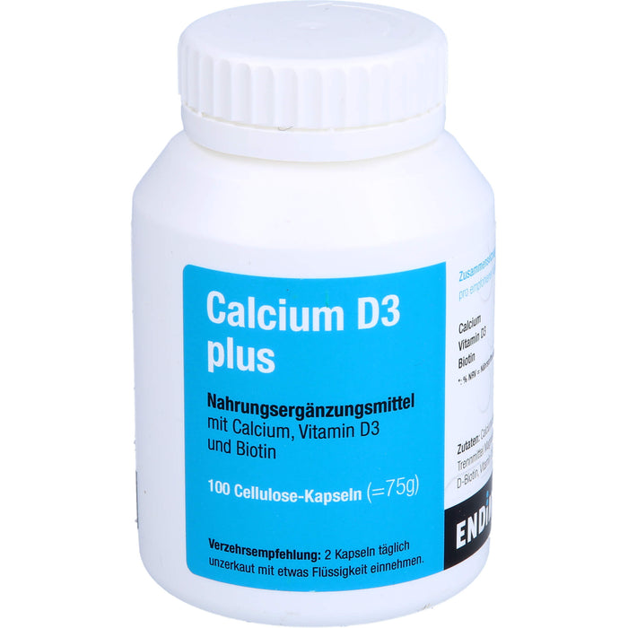 Endima Calcium D3 plus Kapseln, 100 St. Kapseln