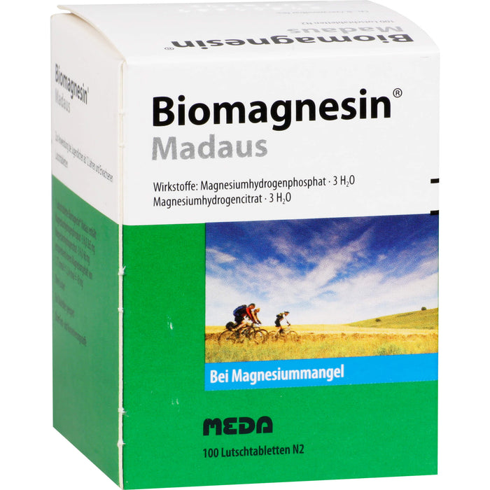 Biomagnesin Madaus Lutschtabletten bei Magnesiummangel, 100 St. Tabletten