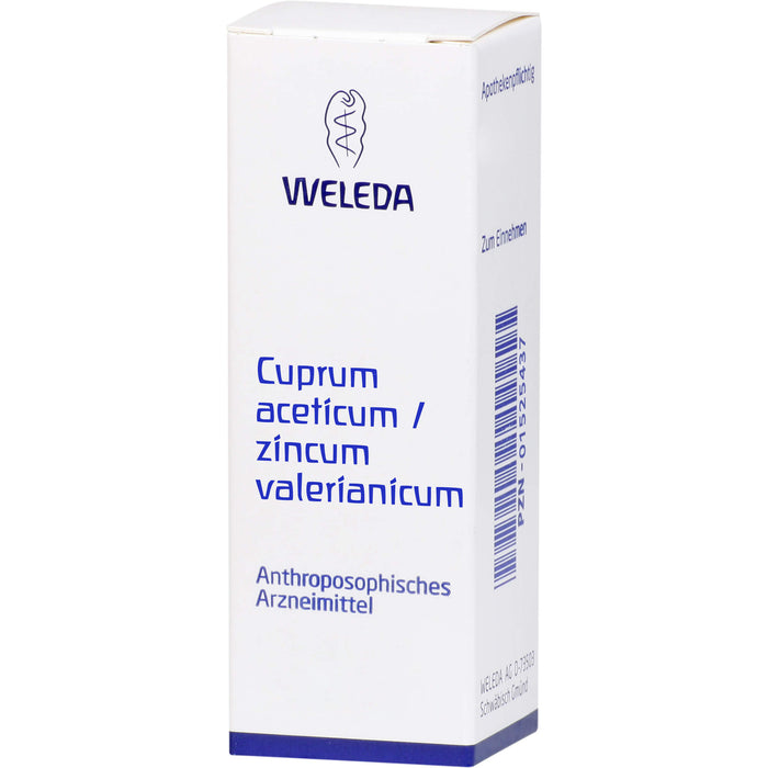 Cuprum aceticum/Zincum valerianicum Weleda Dil., 50 ml MIS