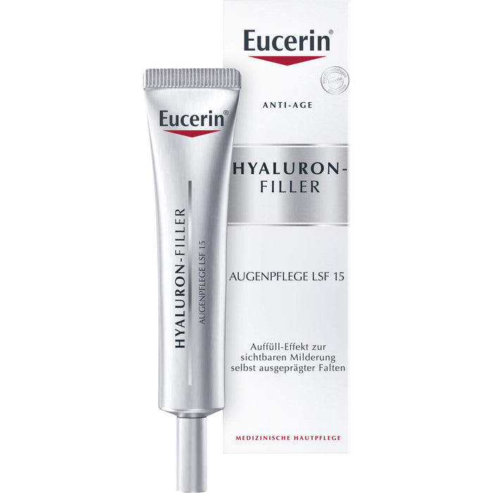 Eucerin Anti-Age Hyaluron-Filler Augenpflege LSF 15, 15 ml Salbe