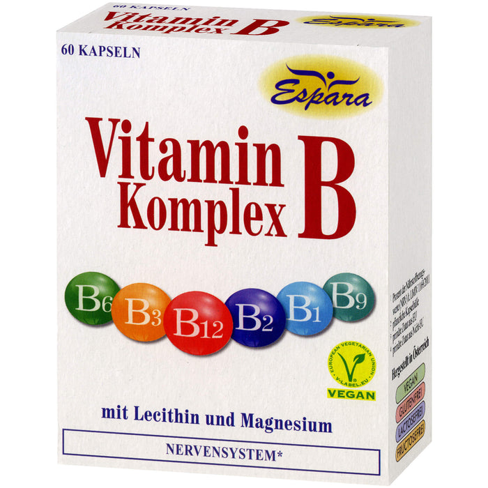 Espara Vitamin B-Komplex Kapseln, 60 St. Kapseln