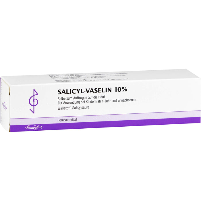Bombastus Salicyl-Vaselin 10% Salbe, 100 ml Salbe