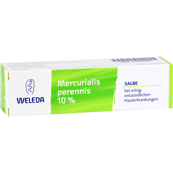 Weleda Mercurialis perennis 10 % Salbe bei eitrig-entzündlichen Hauterkrankungen, 25 g Salbe